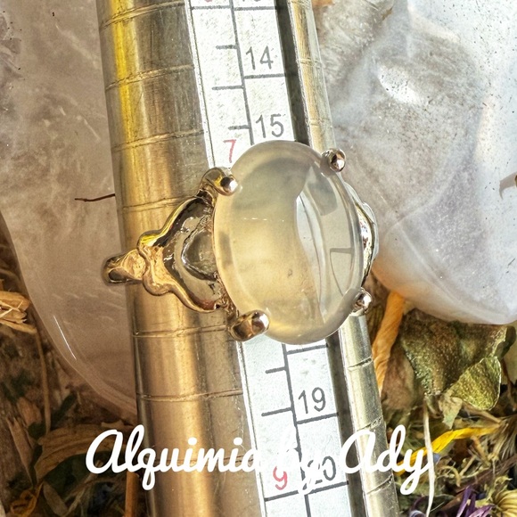 Alquimia Silver Ring with Translucent agate  Stone - Picture 1 of 1